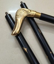 Vintage Walking Stick - Victorian Dog Head Walking Cane, New Canes for Outdoor