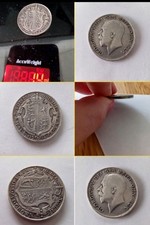1914 H George V Half Crown – Sterling Silver British Coin (92.5%) – Heaton Mint