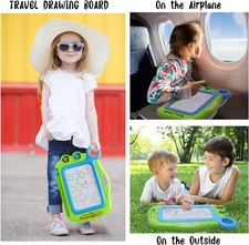 Toddler Toys for Girls Boys Age 3 4 5 Year Old, Magnetic Drawing Board with 1...