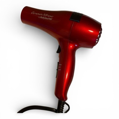 BaByliss Pro Ceramic Xtreme Blow Dryer 2000w Red #BABR5572 Tested/Works Great