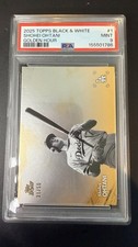 Topps 2025 Black & White Golden Hour Shohei Ohtani GH- #/50 psa 9
