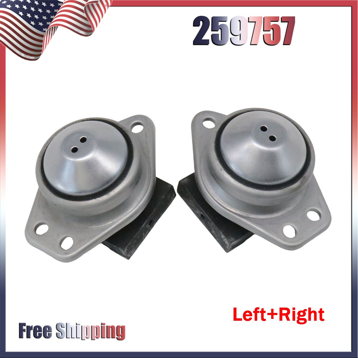 NEW fit Ferrari 458 FF F12 812 259757 259756 Left & Right Engine Flexible Mount