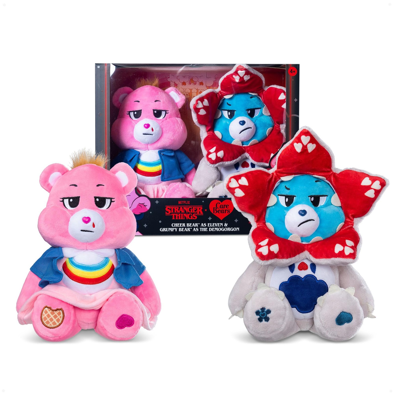 Basic Fun Care Bears x Stranger Things 2-Pack Boxed Set Cheer Bear als Eleven 10990₽