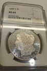 1880-S Morgan Silver Dollar MS64