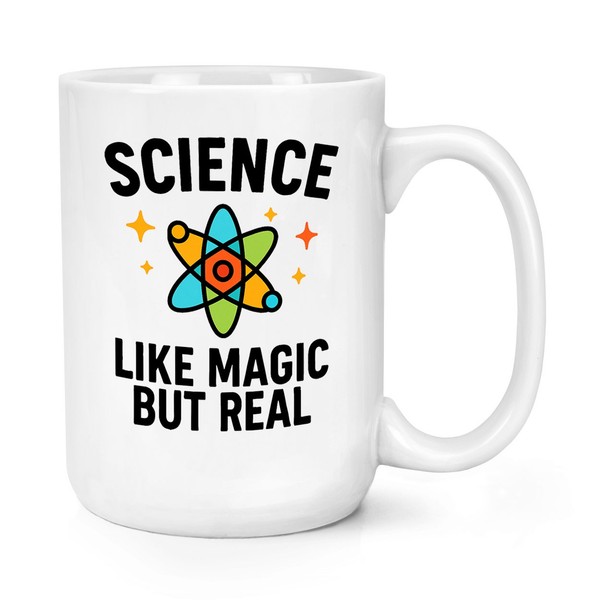 Gift Base Science Like Magic But Real 15Oz GroßE Kaffeetasse Weiß Keramik Becher-image