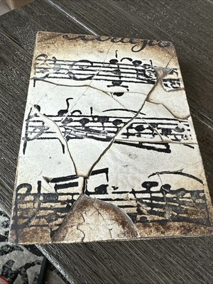 Sid Dickens T-10 Memory Tile Block 1998 ''Musical Notation''  T10 Retired