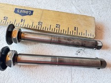 Pair Of Wheelchair Quick Release Axles Dome Button Top End Sunrise Quickie