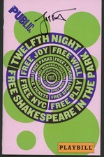 Twelfth Night Signed Playbill by Jesse Tyler Ferguson