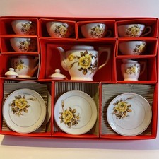 Vintage Toy China Tea Set Real Chinawear Made in Japan 19 Pieces in Original Box