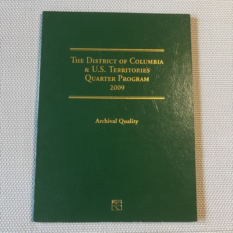 2009 DISTRICT OF COLUMBIA & US TERRITORIES QUARTER SET P+D 12 WITH CASE