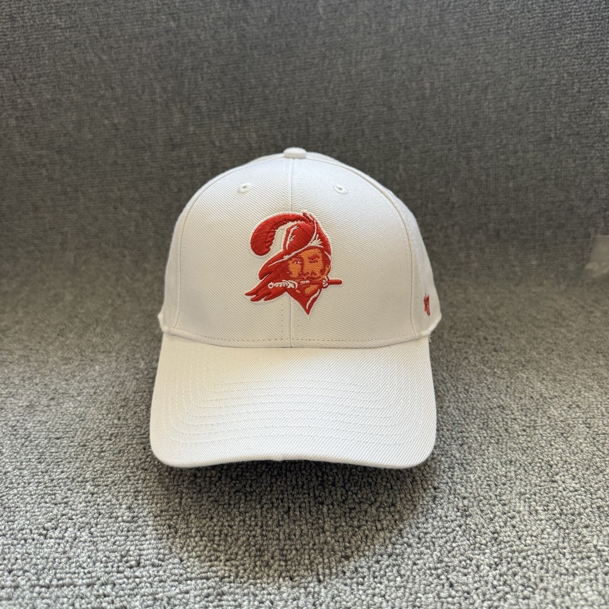 47 Brand Tampa Bay Buccaneers Retro Strapback White Hat Bucco Bruce