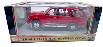 Redbox 1998 Lincoln NAVIGATOR Ford RED  DIECAST 60829 Collectors Edition  1/24