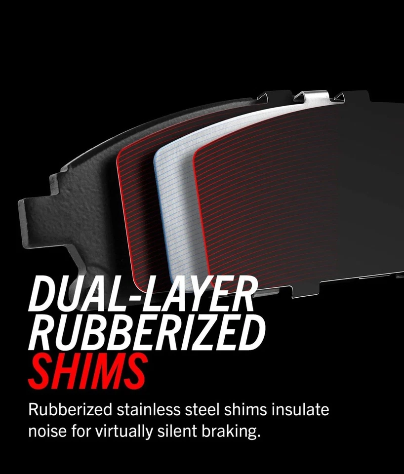 PowerStop 17-508 刹车片 适用于凯迪拉克 Eldorado 1992 - 1996 后 Z17 evolution+ — 第 3/4 张图片