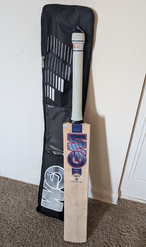 GM Mana 303 English Willow Cricket Bat with Carry Bag