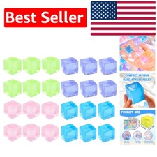 Compact 24-Pack Squeeze Balls - Colorful Sensory Fidget Toys for Stress Relief