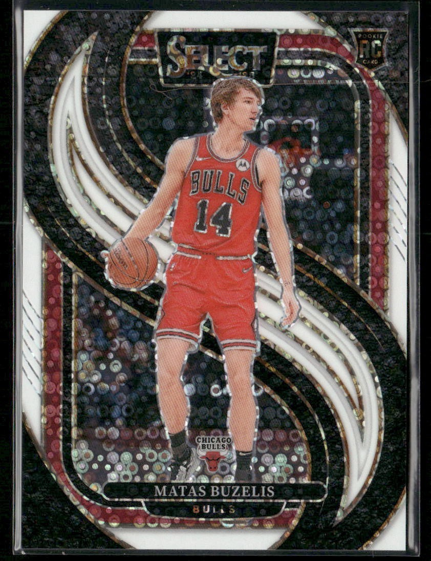 2024-25 Select - Premier Level Matas Buzelis #166 White Disco Prizm /75 (RC)
