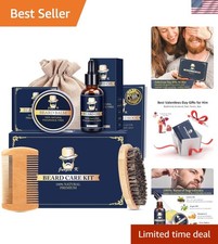 Men's Beard Care Gift Set: Moisturizing Oil  Balm, Perfect for All Beard Types