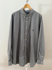 Men  s Ralph Lauren Big  Tall Button Down Shirt, Navy Gingham, Size 2XB