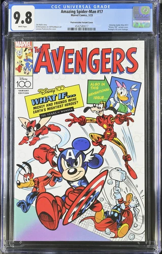 Amazing Spider-Man 17 CGC 9.8 Pastrovicchio Disney Variant Cover