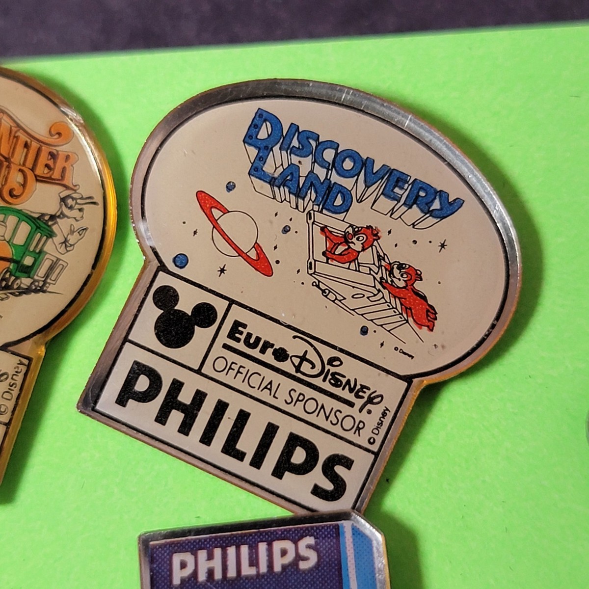 Vtg Rare 1990s Full Set Philips Premium Opening Year Euro Disney