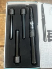 Cortex 4-In-1 Clipless Curling Iron Set Professional Tourmaline Ceramic Ionic 