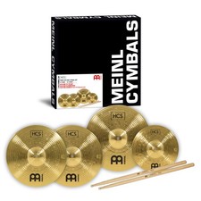 Meinl HCS Cymbal Set 13"HH, 14"C, 10" SP + Sticks - Becken Set