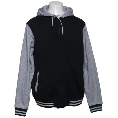 Urban Classics, Kapuzenpullover, Größe: 3XL, Schwarz/Grau #caN