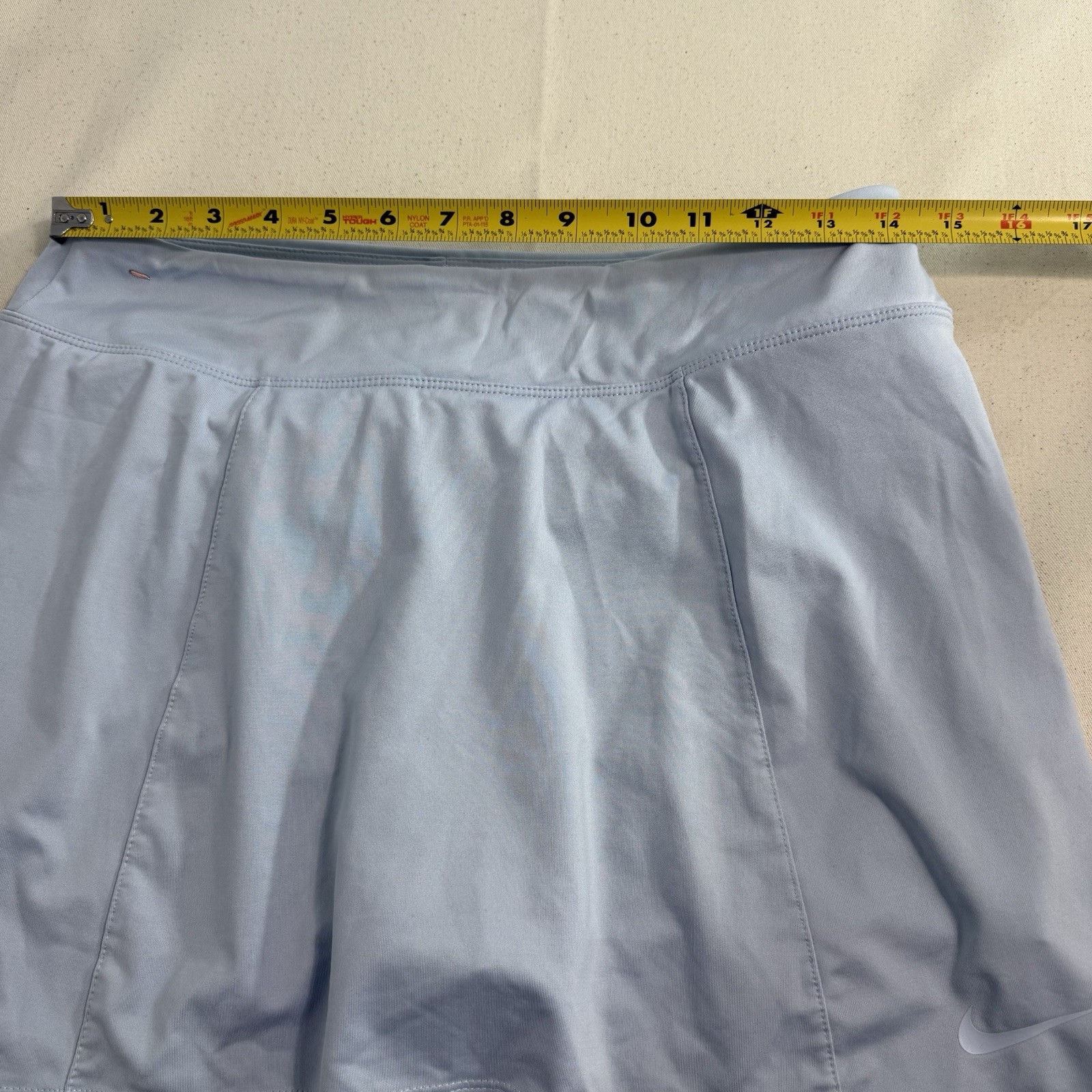 Nike Women's Golf Skirt Skort Size Medium Light Blue *Stains thumbnail 8