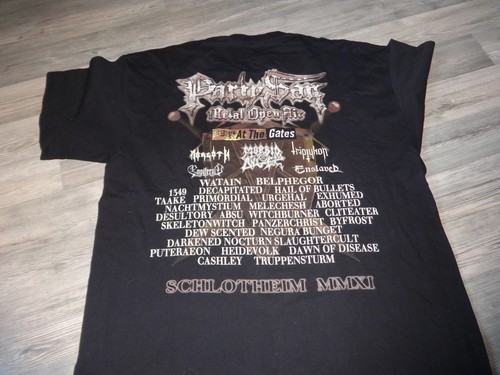 Party.San Vintage Shirt Tour Morbig Angel Watain Hail of Bullets 1349 - Picture 3 of 6