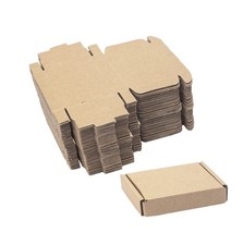 Ellbest 50Pack Kraft Paper Boxes, Corrugated Mailing Cardboard Packing Box fo...