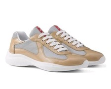 PRADA Americas Cup mens sneakers Beige/Grey U...