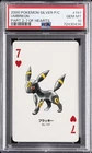 2000 POKEMON SILVER VERSION PART 2 PLAYING CARDS 7 OF HEARTS #197 UMBREON PSA 10