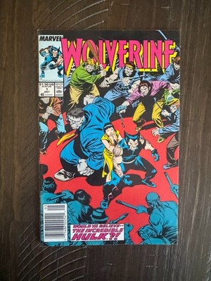 Wolverine #7 (1989) Newsstand FN- 5.5
