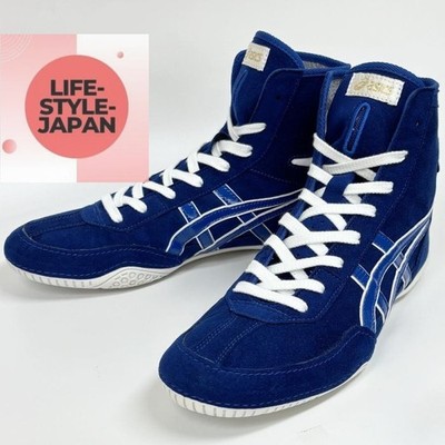 ASICS 1083A001 Blue Blue White White Men Boxing Wrestling Shoes ASICS 1083A001 Blue Blue White White Men Boxing Wrestling Shoes