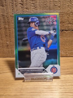 2023 Topps Pro Debut Cristian Hernandez ACL Cubs #PD-163 Green /99