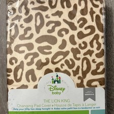Disney Baby Lion King Changing Pad Cover Leopard Safari 16x32 New Sealed