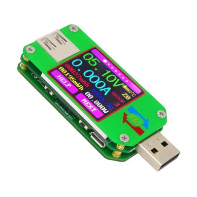1,44 Zoll USB 2.0 Vollfarb LCD Display Tester Spannung/ Strom messen-Grün