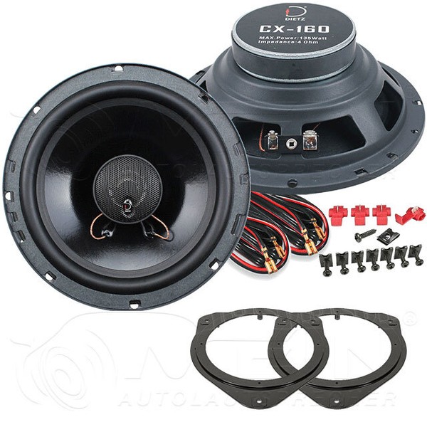Dietz Auto Lautsprecher FüR Audi TT FV 8S Ab 2014 Heck Seite 2-Wege 135W #BD63-image