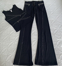 Curtain Call Funk Factory Girls Hip Hop Funk Dance Costume AXL Extra Large Black