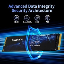 Ediloca M.2 NVMe SSD PCIe4.0 PS5 SSD Hard Drive For PS5 PC Lot 3