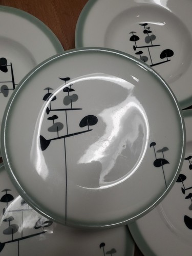 5 SHENANGO MOBILE Grey/Black Vintage PLATES & BOWLS LOT EUC RARE BIN 69 - Picture 2 of 13