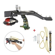 Archery Fishing Sling Kit Catapult Steel Balls Arrows Roll Archery Hunting