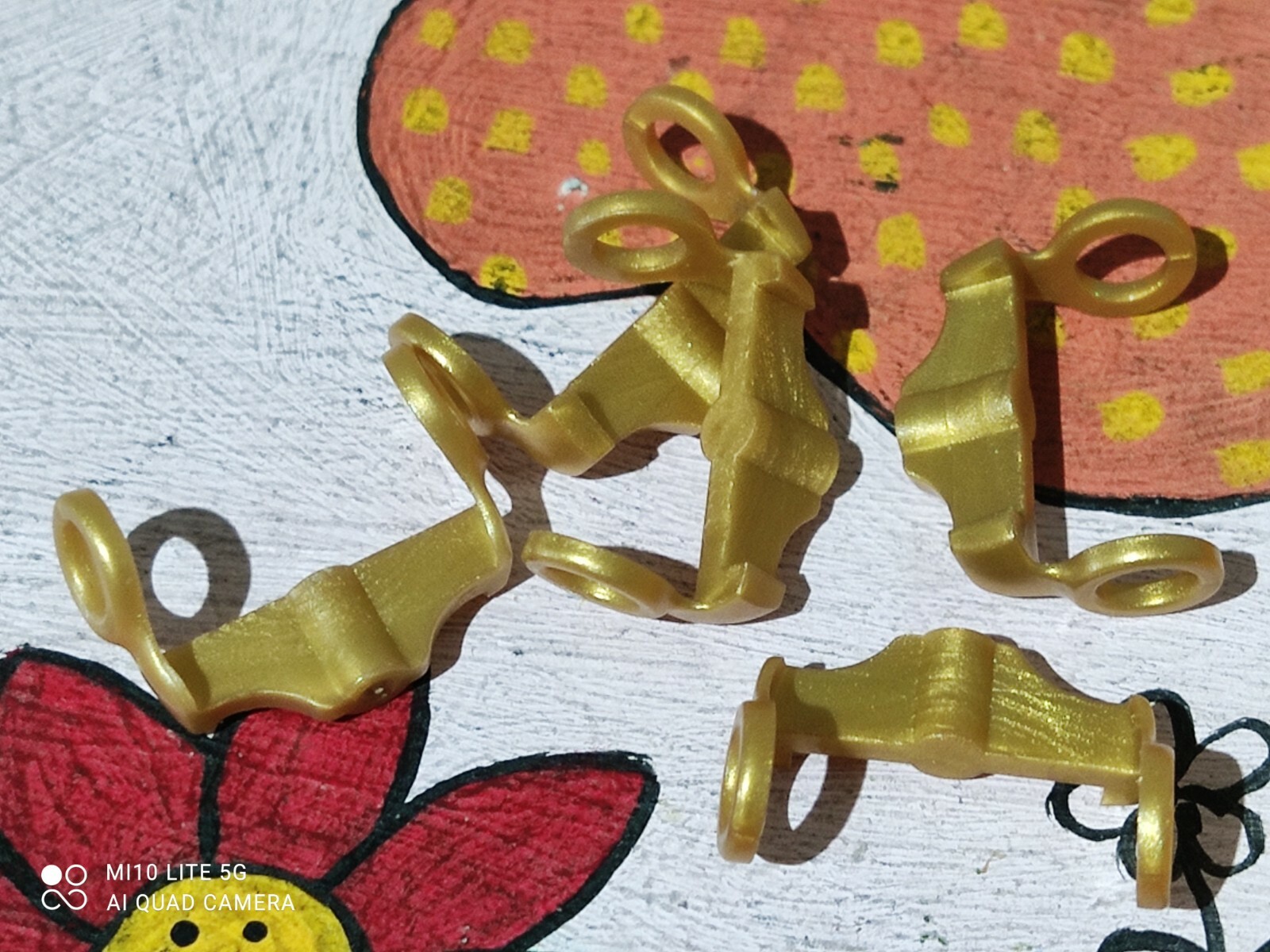 PLAYMOBIL X5 PENDIENTES DORADOS PIRATAS PIRATA DAMAS DAMA CHICAS MUJER CHICA