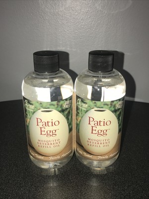 LOT of 2 Skeeter Screen Patio Egg Refill 8oz Mosquito Deterrent Oil