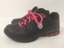Womens K-SWISS TUBES Black/Pink Sneakers Size 6 In Near Mint Condition