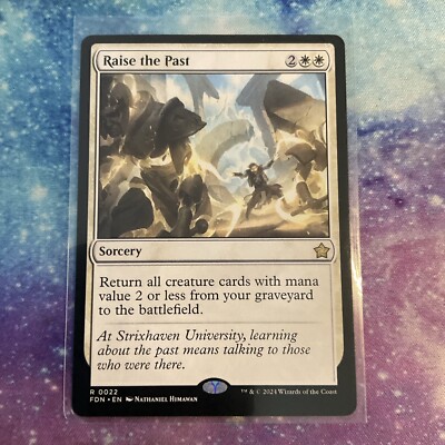 Raise the Past (REGULAR) x1 - MTG Foundations FDN #22