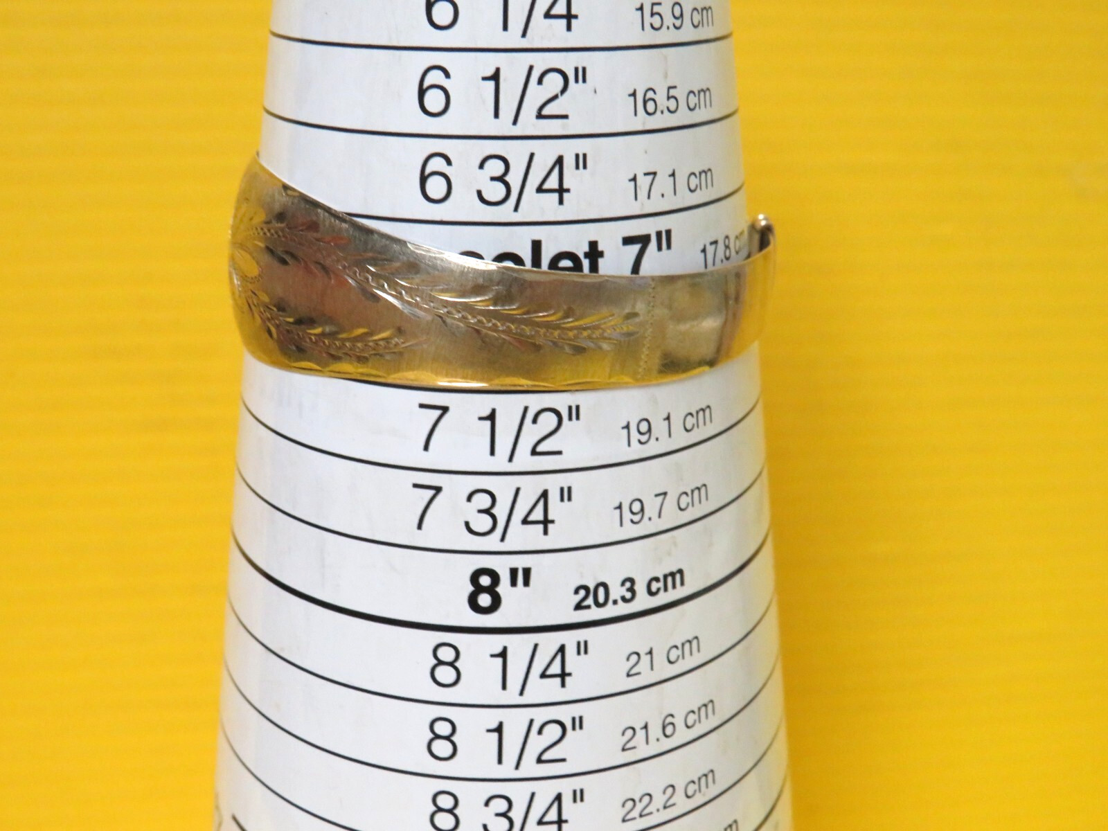 💞 Beautiful Solid 10K Yellow Gold Adjustable Ban… - image 7