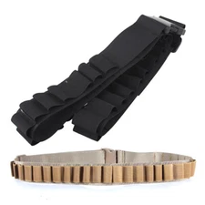 Tactical Rifle Pistol Bullet Cartridge Adjustable Ammo Bandolier Ammunition Belt