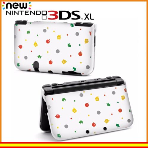 Funda Protector Nintendo New 3DS XL Carcasa Dibujos Animal Crossing Iconos - Imagen 1 de 1