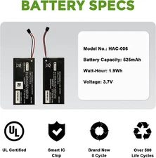 GREEN FUSION Only for Switch Joycon  2 Battery Replacement
